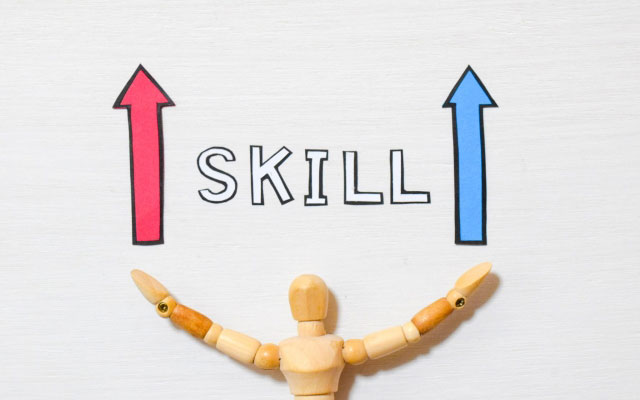 施設の規模とスキルアップの関係性