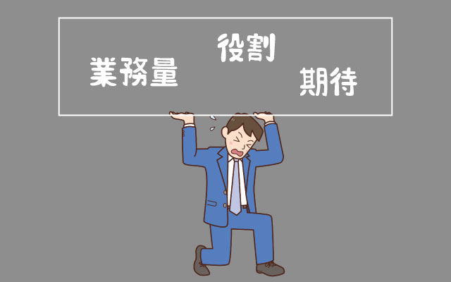 過度な期待やハードワークが前提になっている場合