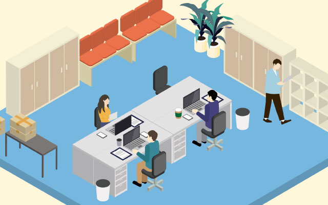 オフィス環境から読み取る企業文化